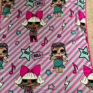 L.O.L. Small throw blanket Rock Roll